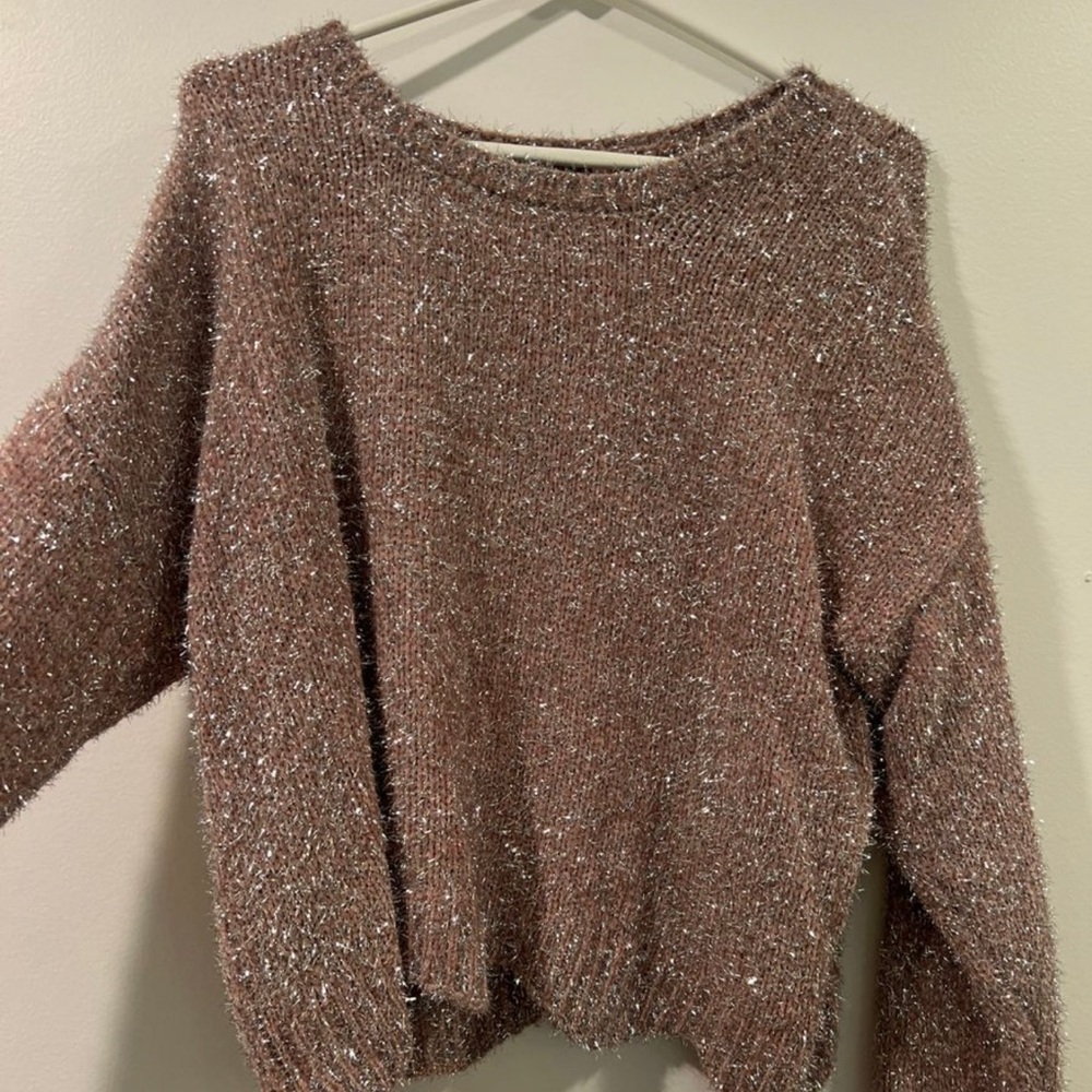 Sparkly Pink Sweater